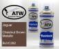 Preview: Jaguar, Chestnut Brown Metallic, BLVC282: 400ml Sprühdose + 400ml Klarlack - Set, von ATW Autoteile West.
